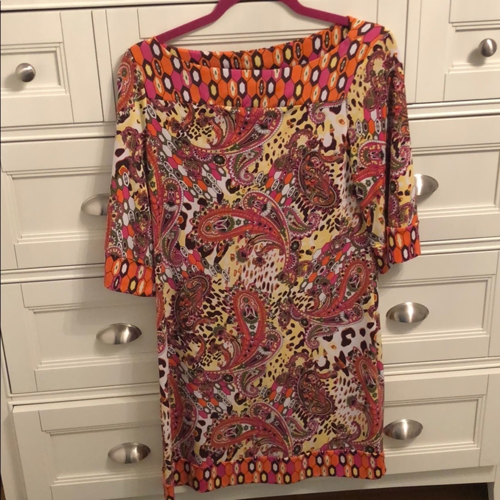 Short printed dress